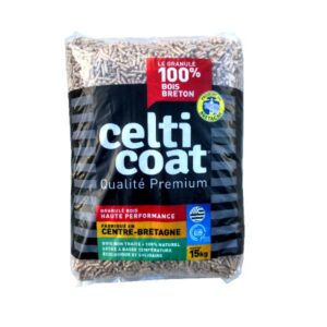 PALETTE DE PELLETS CELTICOAT – 66 SACS DE 15 KG (100 % BRETON)